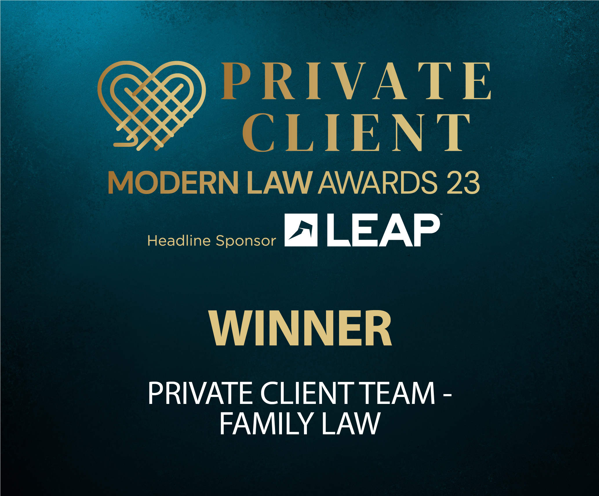 Modern Law Awards Private Client Team - Family Law 2023